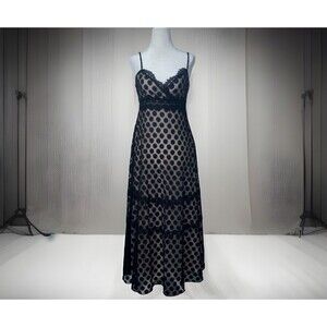 Type Z Black Polka Dot Midi Dress